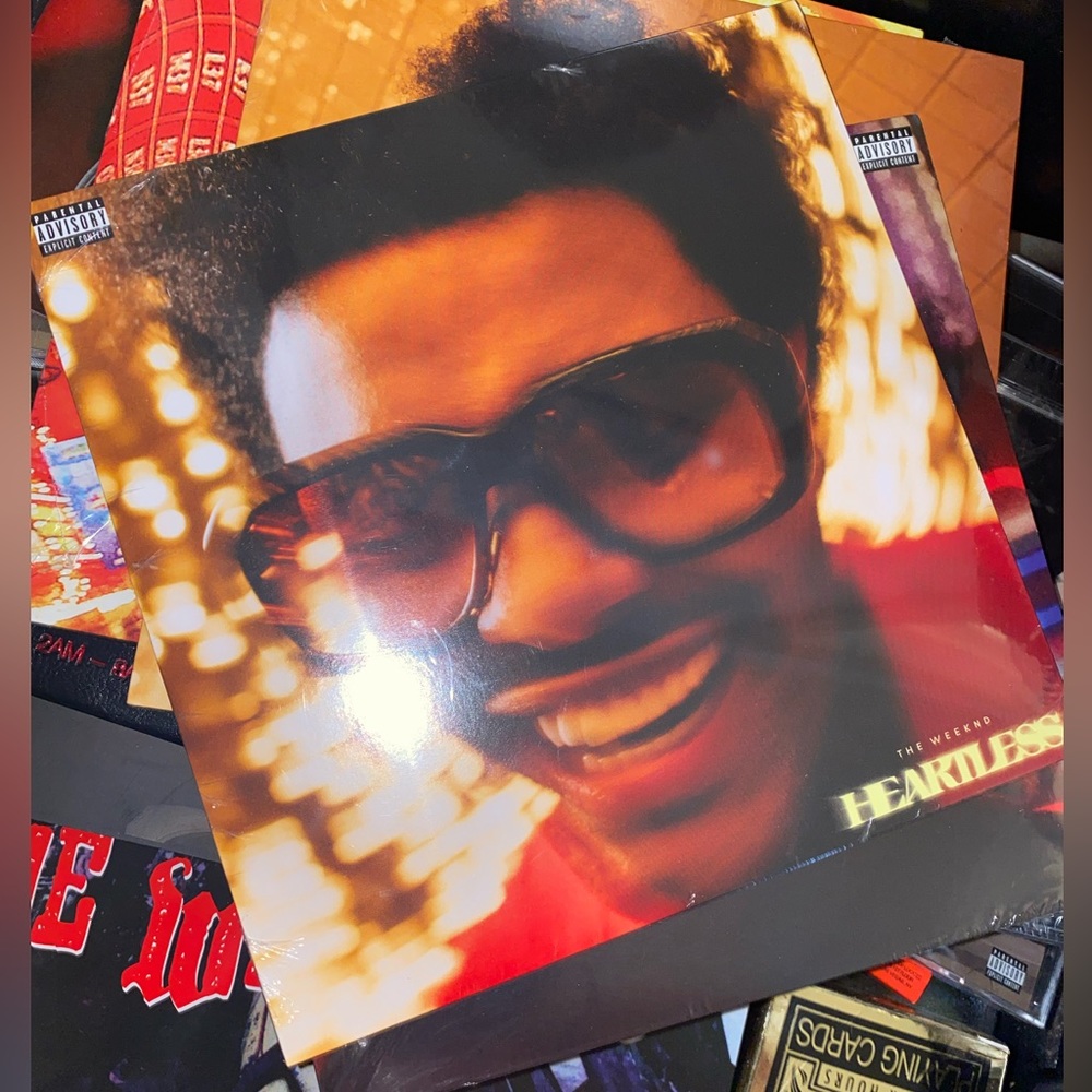The Weeknd ‎– Heartless / Blinding Lights Collectors 002 Red 7’ RARE LIMITED